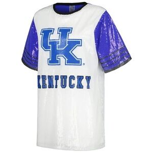 Women’s Blue and White Kentucky Sequin Jersey